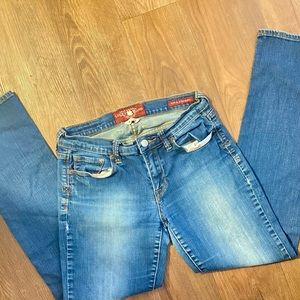 Ladies LUCKY Brand Jeans 4/27 Ankle Sofia Straight leg